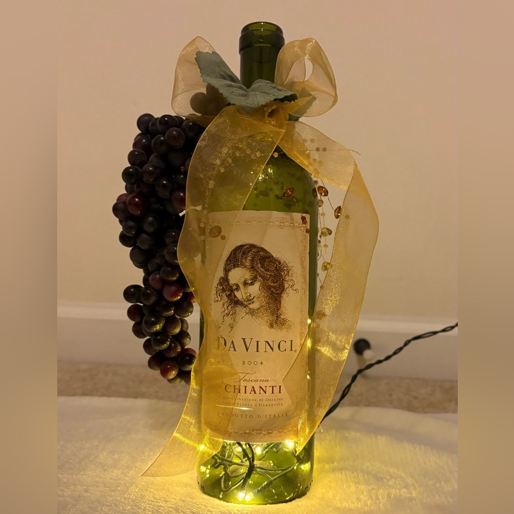 Lighted Wine Bottle Decor- Perfect for Wine Bar!